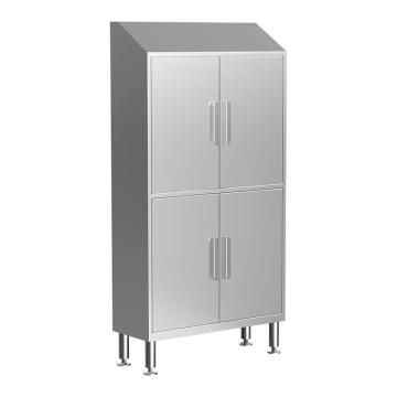 兆庭 四门斜顶储物柜型号：CT-CB-347 尺寸:1000×500×2000材质:304