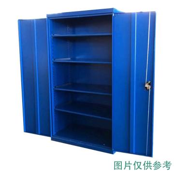 辛沃 双开门置物柜(四层板)，灰白层板最大称重120KG 尺寸(mm):1000×500×1800