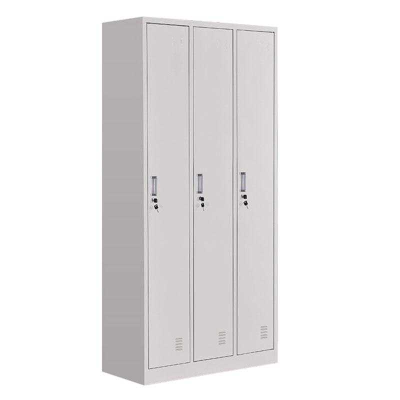 悦山 3门更衣柜0.4mm冷轧钢板/900*420*1800 YSOA2fo3m-04HB