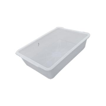 英达斯贝克 塑料方盘外尺寸:235×165×70mm 8#冷冻盘白色