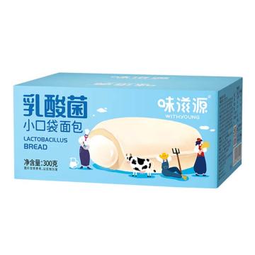 味滋源 乳酸菌小口袋面包300g 一箱300g./