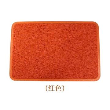 妙耐思 圈丝地垫8A8红色 60cm*90cm（不加字，圆边） MDS047