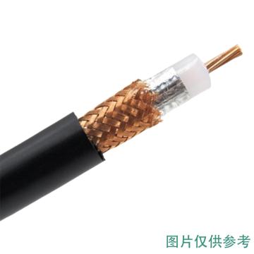 海乐 高频同轴电缆SYV50-7射频线馈线RG213高频线 铜芯直径7*0.76mm 纯铜144编 100米/卷 SYV50-7
