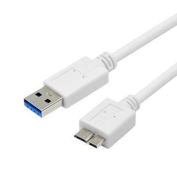 酷比客 USB3.0轉接線/USB/AM-Micro/白色/5M LCCPUSB3AMCWH-5M