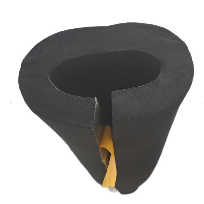 国瑞 标准B1级橡塑保温管，黑色，2米/根，不带铝箔，开口自粘 43mm(内径)×30mm(壁厚)