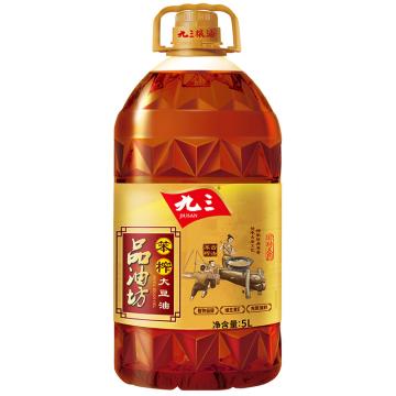 捷顺 品油坊笨榨三级大豆油 5L