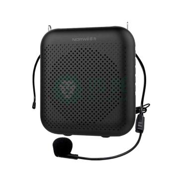 诺为 有线版小蜜蜂扩音器4000毫安大容量教师专用播放器蓝牙音箱 黑色 S358 Pro 有线