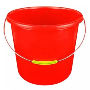 朗道推荐 涟杰 塑料水桶 13.5L 红色