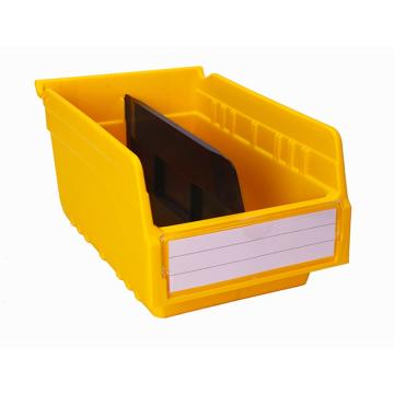 Raxwell 分隔式物料盒套装TK3215 D*W*H(mm)：300×200×150 黄色+1分纵向分隔板 RHSS4655