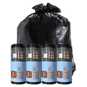 芳草地 物业垃圾袋60*80cm*25只 /卷*4卷 3G3257*4
