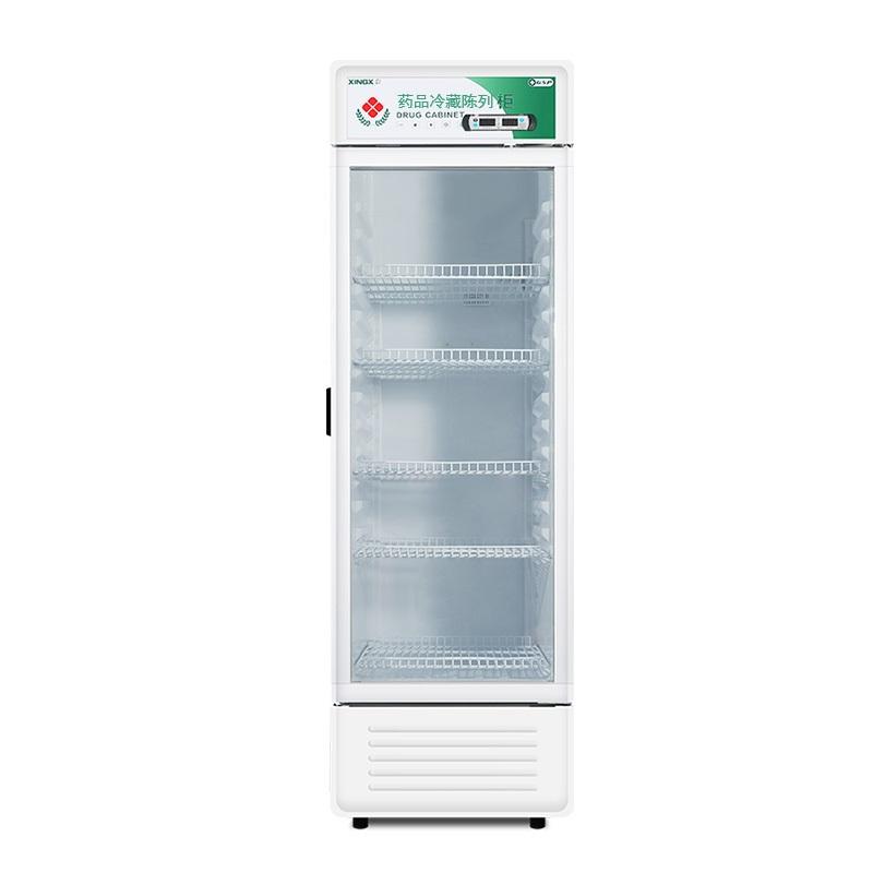 星星 玻璃门药品冷藏陈列柜，260L，1级能效，风冷 YC-260WDF