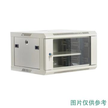 鑫远通 550宽图腾墙柜，后门不能开，箱体1，立柱1.5尺寸(mm):600×600×320，白色 6U加深