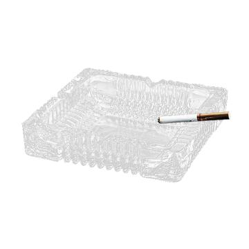 deli/得力 烟灰缸玻璃 9580 (透明)
