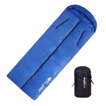 三极户外 可伸手白鹅绒睡袋225*80cm TP2931 1.2kg蓝色
