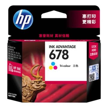 HP 彩色CZ108AA678号（适用Deskjet2515、150页） CZ108AA 678号