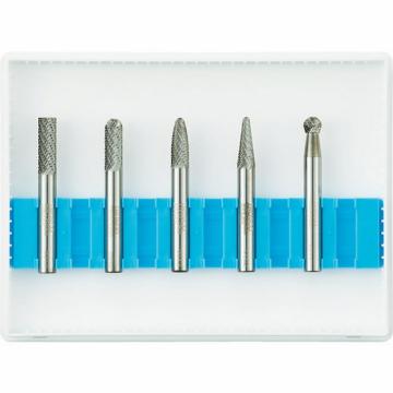 TRUSCO 超硬棒材套装C系列 轴径6mm 刀刃直径6mm 5件装【海外现货】 TBC0605S