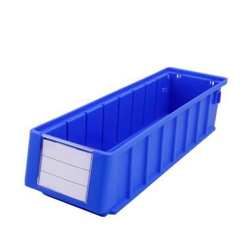 Raxwell 分隔式物料盒TK4109，外尺寸规格D×W×H(mm):400×117×90，全新料，蓝色(标签牌1+标签纸1) RHSS4543