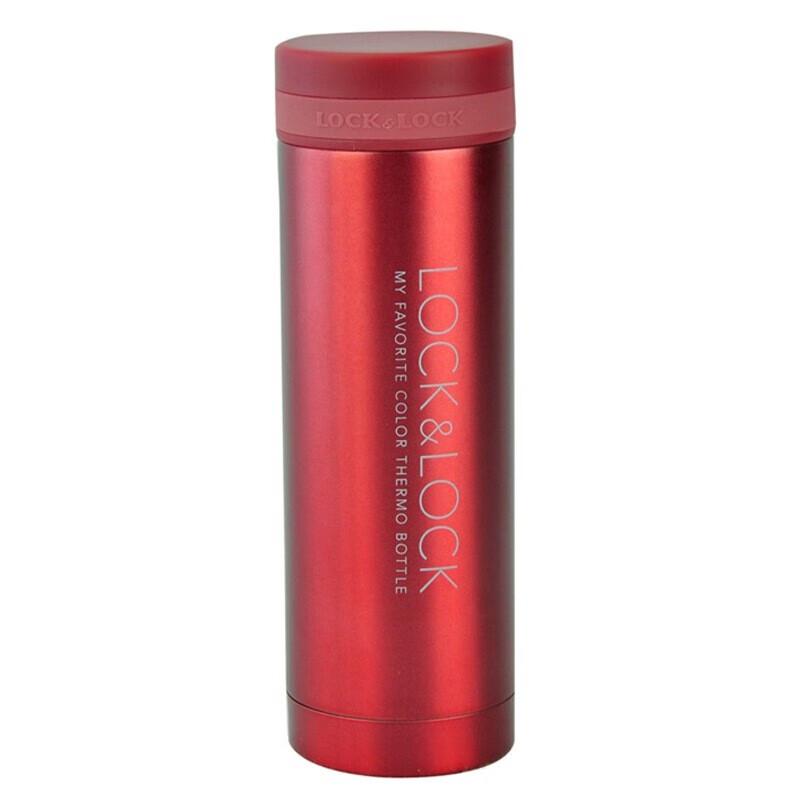 乐扣乐扣 LOCK&LOCK 迷你马克杯红/304不锈钢/300ml LHC560-OCH