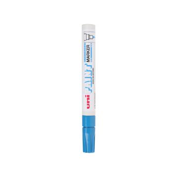 UNI 三菱记号笔油漆笔0.8-1.2mm（12支/盒） PX-20浅蓝色