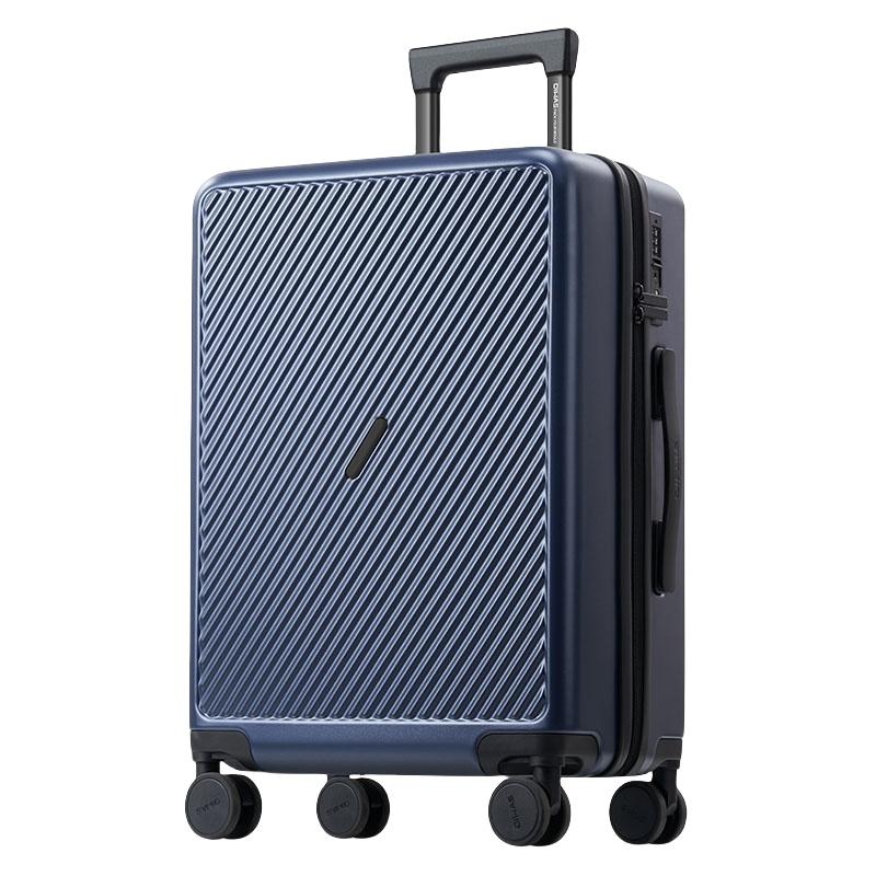爱华仕 磨砂斜杠行李箱64.4L/PC OCX6708-24蓝
