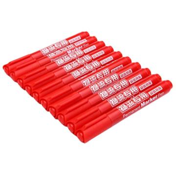金万年 物流专用记号笔3.0mm 10支/盒 G-0902 红色