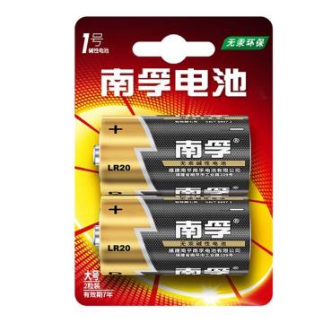 南孚 1号碱性电池（2节/卡） 1号LR20