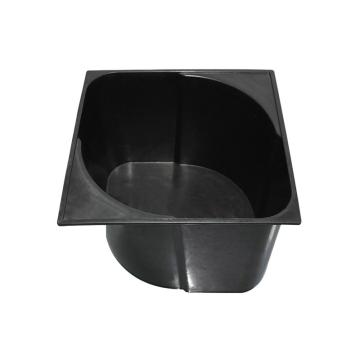 百盈塑料 PP防静电料桶，外尺寸:404×404×283mm BY056