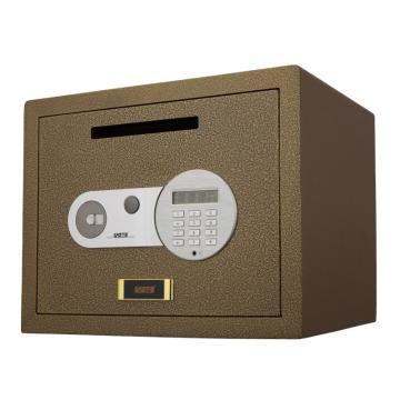 全能 面部投币式保管箱/柜电子密码 双保险办公 防盗 高300宽380深300mm HG303830