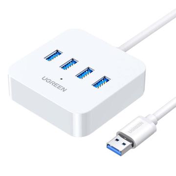 绿联 USB分线器4口拓展坞 白色 30201