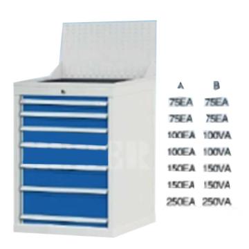 锐德 七抽工具柜，规格(mm):W723×D725×H1000，双轨，带挂板 型号:MD1000B-G