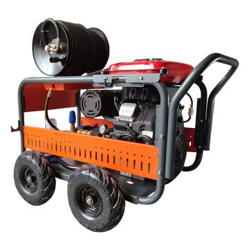 DJSS 汽油高压管道疏通机管道疏通清洗机隆鑫发动机，35HP，15Mpa DJ150-70GQ