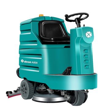 亚伯兰 双刷盘驾驶式全自动洗地机24V200A 5250㎡/h A800锂电款