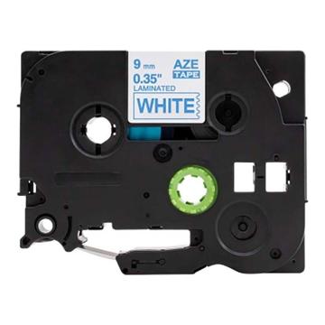 功成狮 标签色带，AZE-223GCDY0200 宽度9mm 白底蓝字，适用于兄弟ＴＺ系列标签机 GCDY0200
