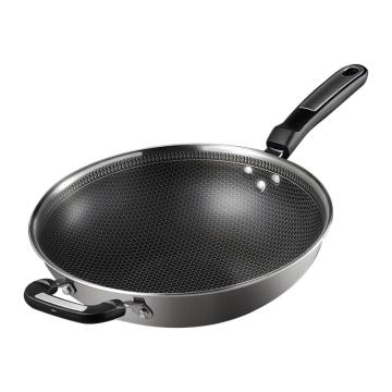 炊大皇 不锈钢炒菜锅不粘锅34cm CG34XQD
