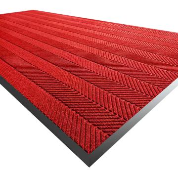力九和 真骨纹刮砂除尘吸水地垫 红色红色 90×120cm ZGWRED90120