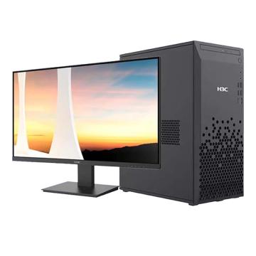 H3C 台式机套机，Desk X500H G2 海光3350/16G/1T+512G SSD/4G/23.8