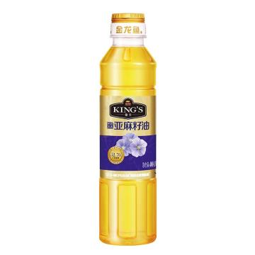 金龙鱼 食用油（一件代发） 金龙鱼KING'S紫韵东来亚麻籽油400mL