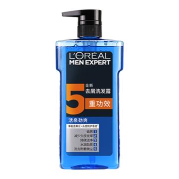 欧莱雅 男士去屑洗发露 活泉劲爽 700ml