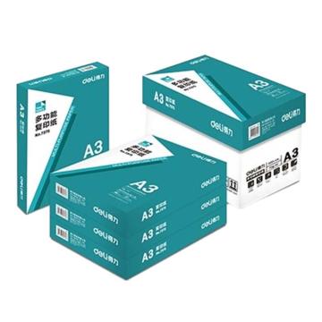 deli/得力 复印纸A3-70g（500张/包）（4包/箱） 7375