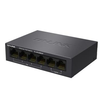 TP-LINK/普联 POE交换机6口百兆POE交换机 TL-SF1006LP