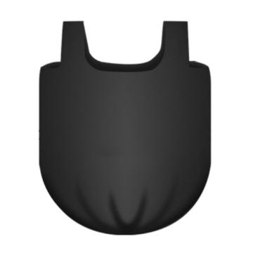 Raxwell 加厚手提式背心垃圾袋50*60cm，黑色，双面2丝 30只/卷 100卷/箱 RJRP0101