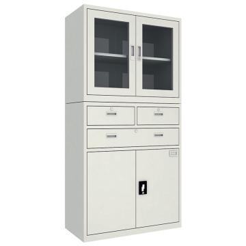 佰斯特 防静电工具柜，(上玻璃开门柜，下三抽双开门柜)900×440×1800，钢板厚(mm):1 CH-8-10E,不含安装