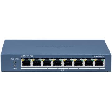 Hikvision 桌面式千兆高功率PoE交换机 DS-3E0508P-E