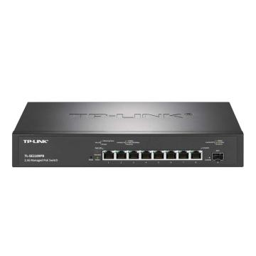 TP-LINK/普联 交换机2.5G以太网POE++云管理交换机 8个2.5G电口 1个万兆光口 TL-SE2109PB