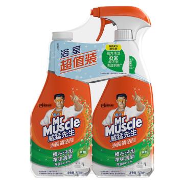 威猛先生 浴室清洁剂 500g+500g瓶补