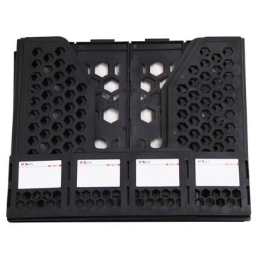 MG 蜂窝形四联文件框（黑）ADM95082 ADM95082A