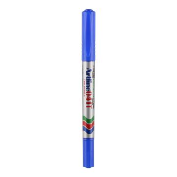 旗牌 小双头油性记号笔0.4-1.0mm（12支/盒） EK-041T 蓝色