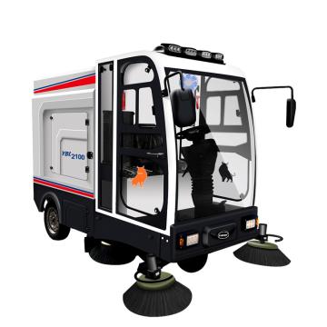 亚伯兰 全封闭驾驶式扫地车18000㎡/h 48/150A ybl-2100