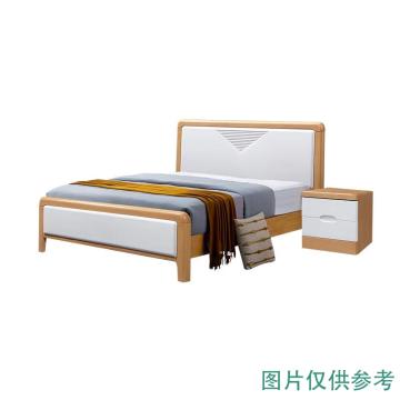 悦山 组合家具实木双人床现代简约木床卧室休息床1.8米 悦山AA258
