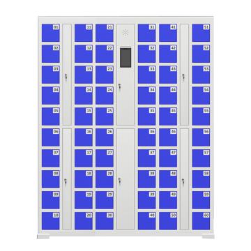 锴源 智能手机充电柜，人脸识别系统，60门，尺寸:1430×300×1800 KY-SJG05